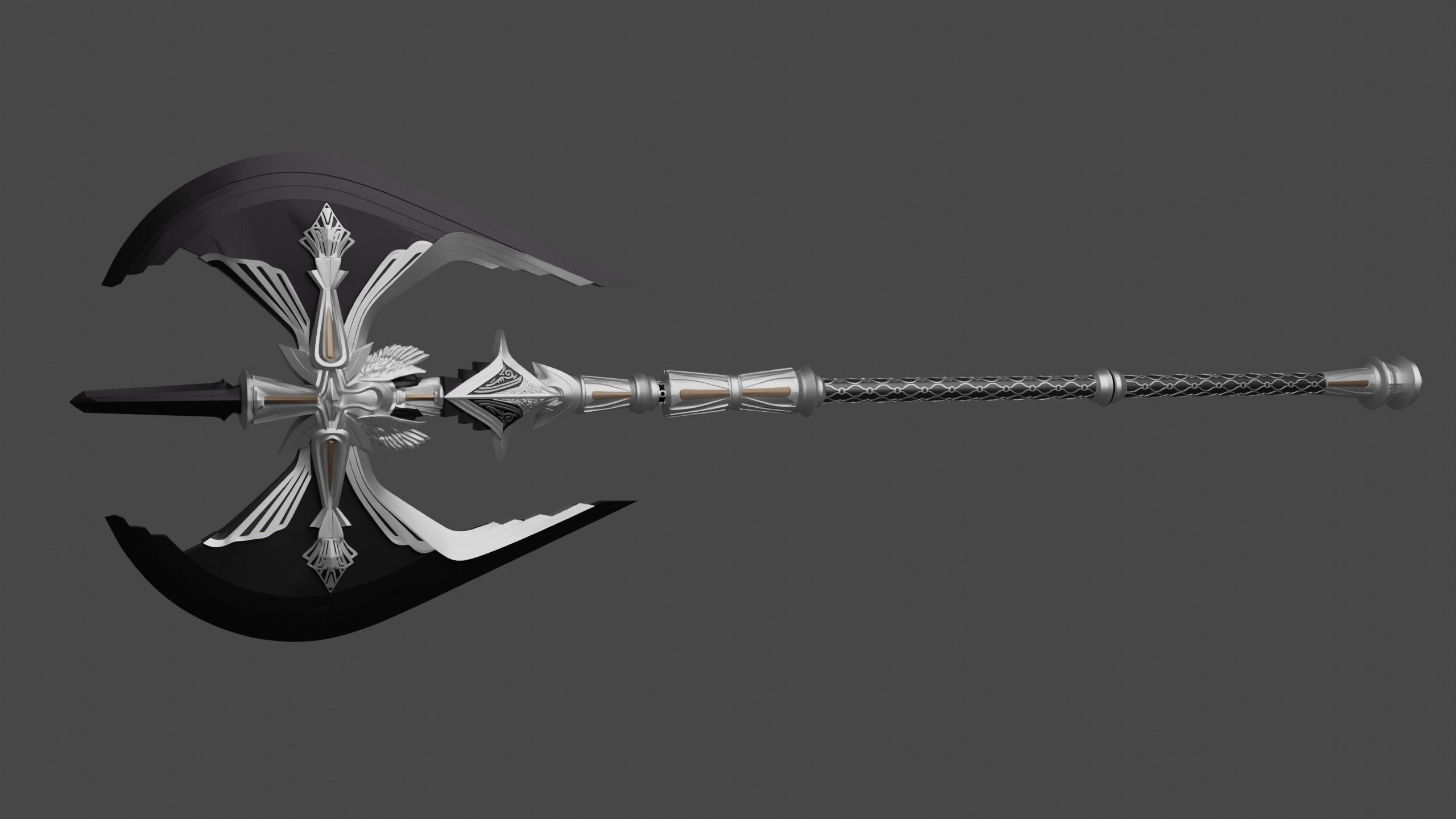 Final fantasy XV Royal arms axe of the conqueror 3d print 3D print model_3