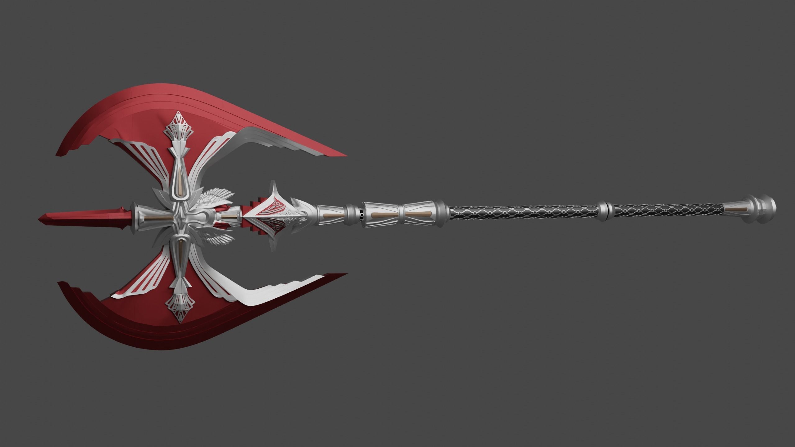 Final fantasy XV Royal arms axe of the conqueror 3d print 3D print model_2