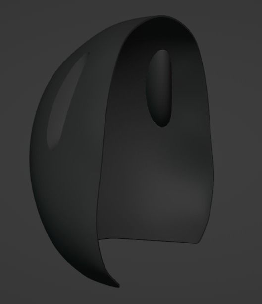 Mickey Head for Cosplays 3D print model_3