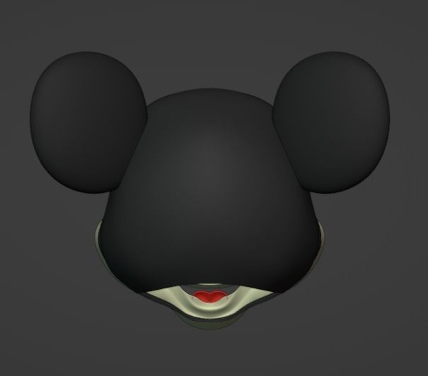 Mickey Head for Cosplays 3D print model_1