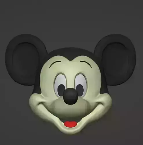 Mickey Head for Cosplays 3D print model