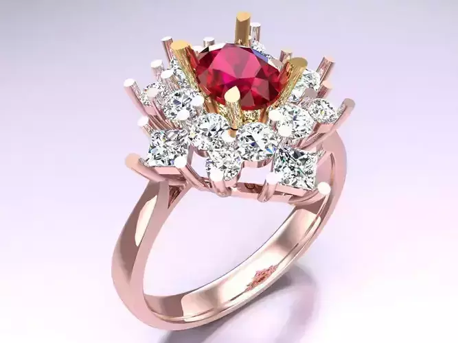 Oval stone ring - Womens  Rings - N228929