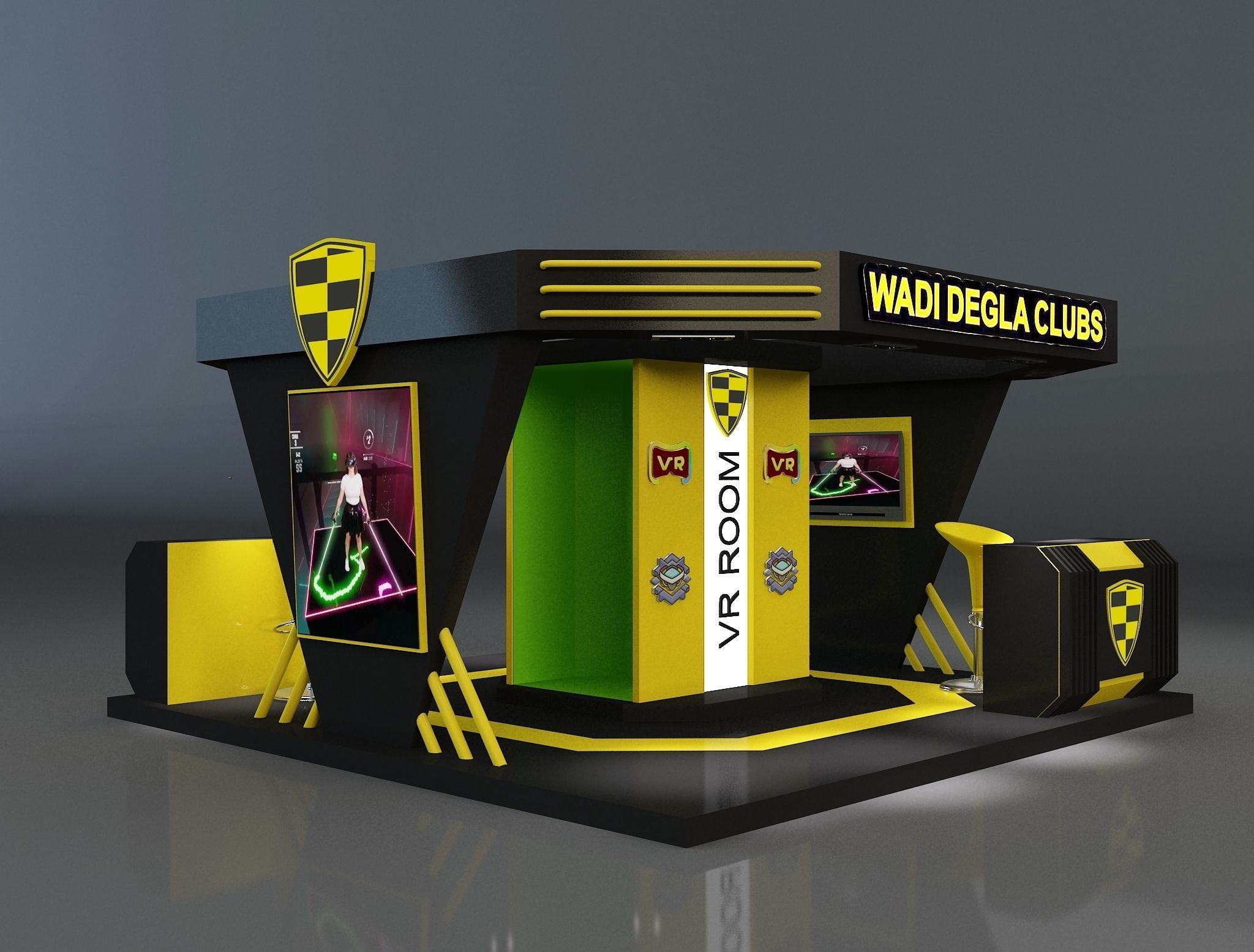  Booth Exhibition Stand a664b 3D model_2