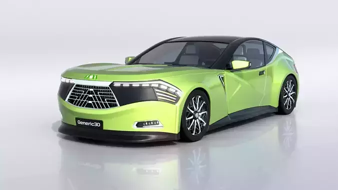 Generic Car Series - V1U1-G3D 3D model