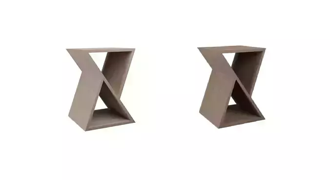 Powell Bellwood Triangle Table  Low-poly 3D model