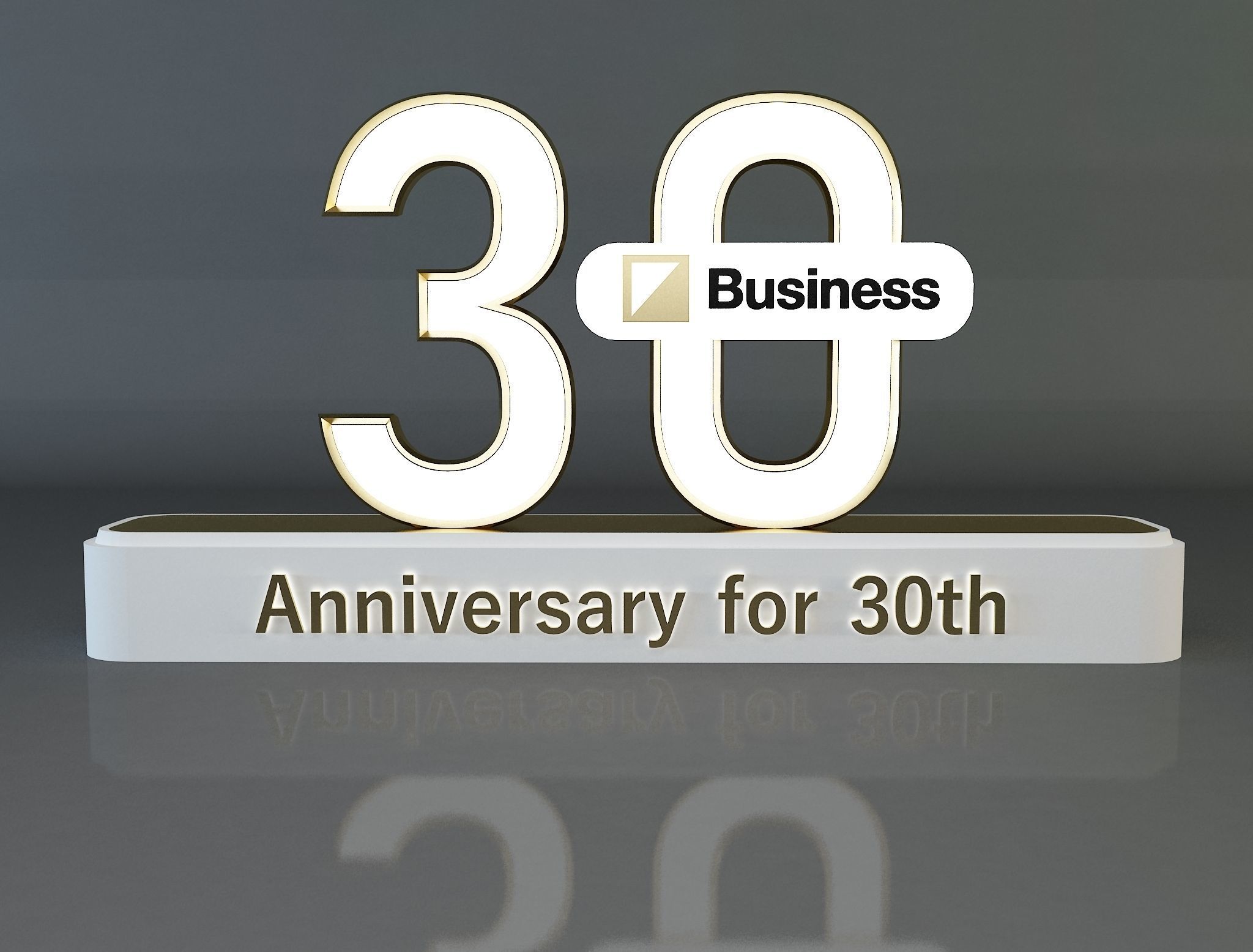 30 years anniversary 3d model a661b 3D model_9