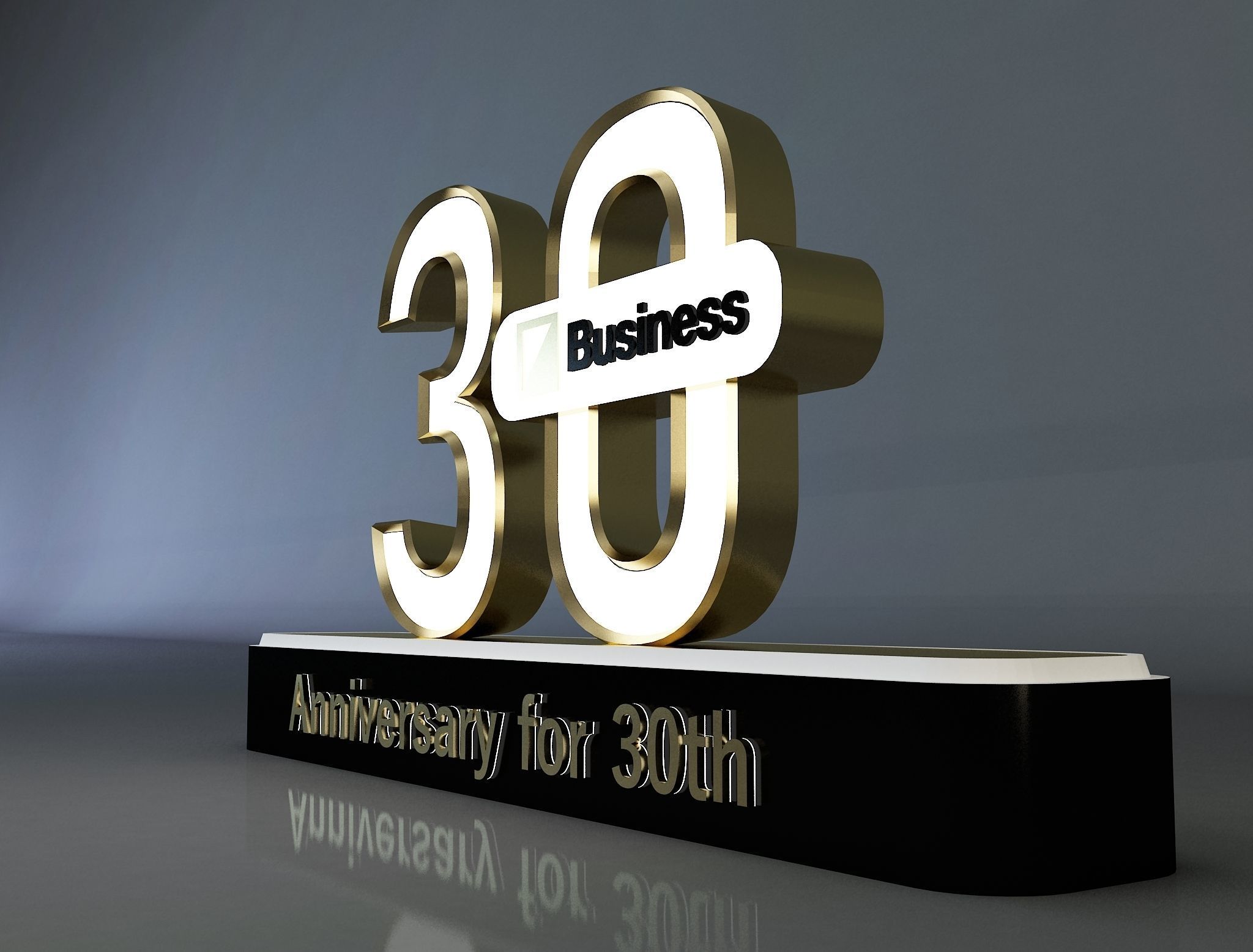 30 years anniversary 3d model a661b 3D model_8