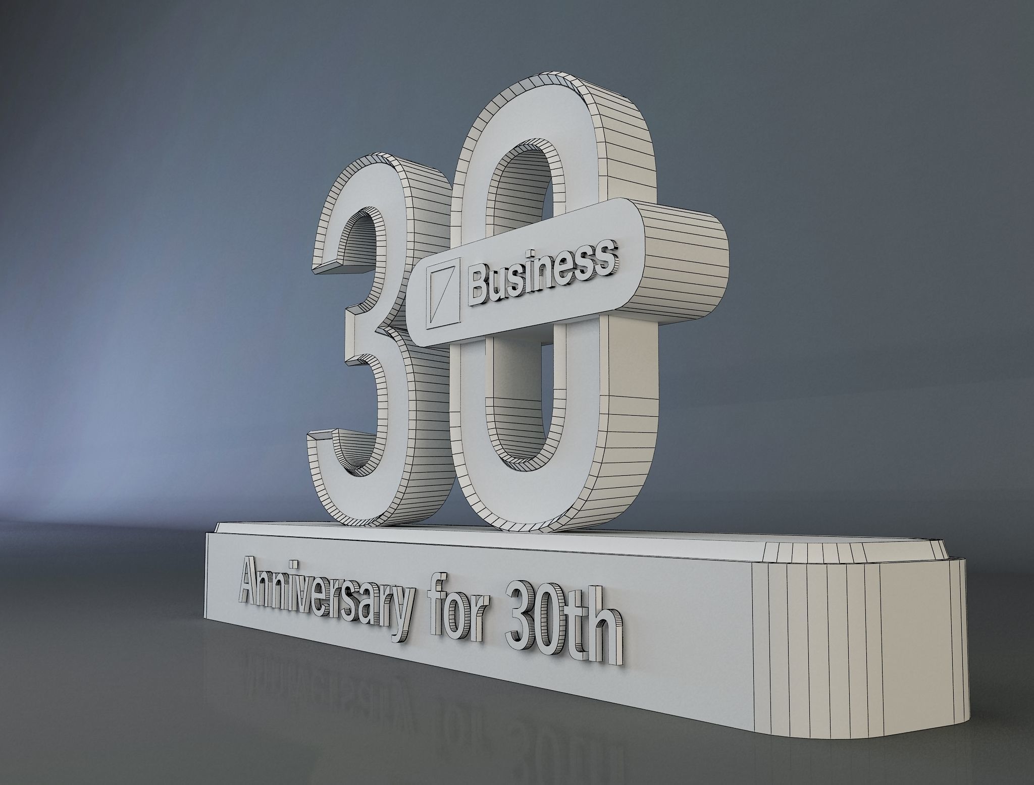 30 years anniversary 3d model a661b 3D model_7