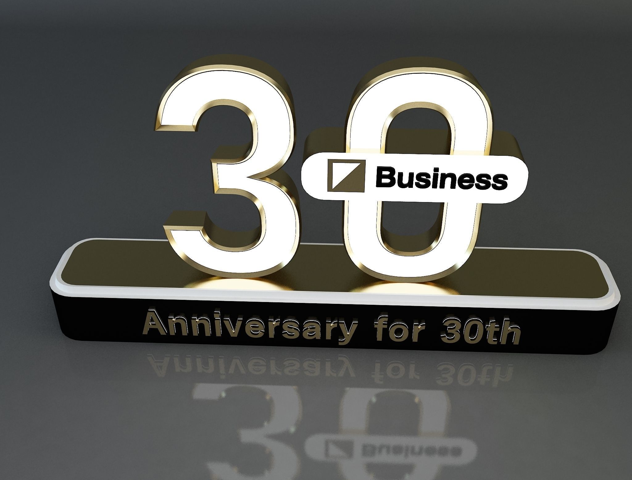 30 years anniversary 3d model a661b 3D model_5
