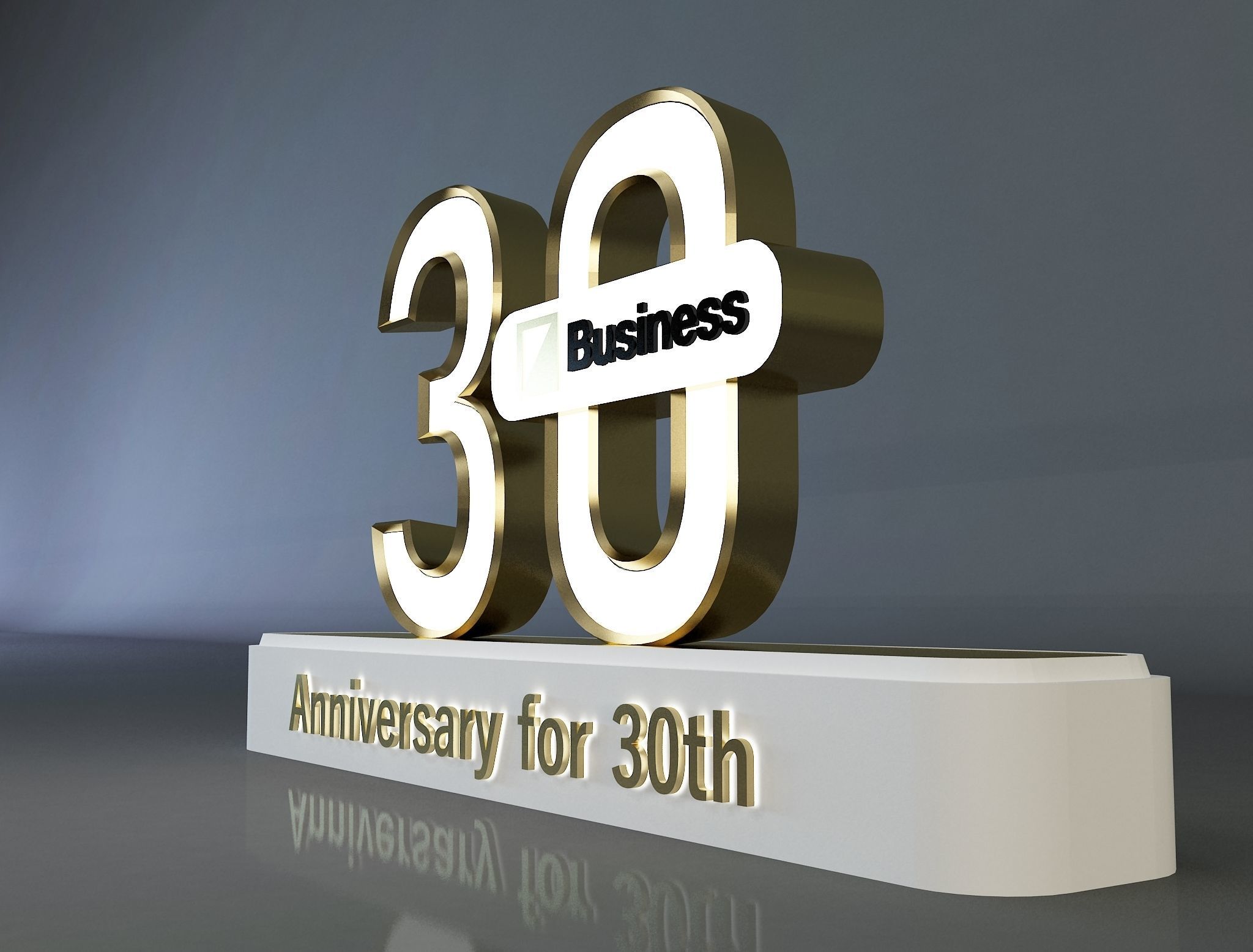 30 years anniversary 3d model a661b 3D model_6