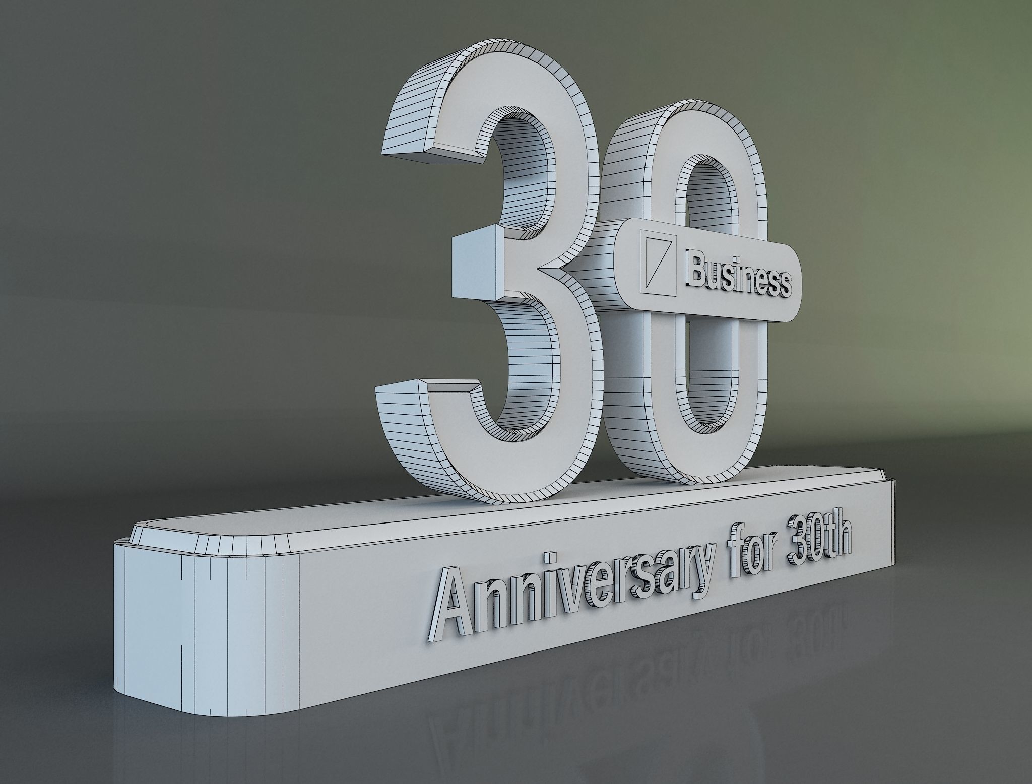 30 years anniversary 3d model a661b 3D model_1