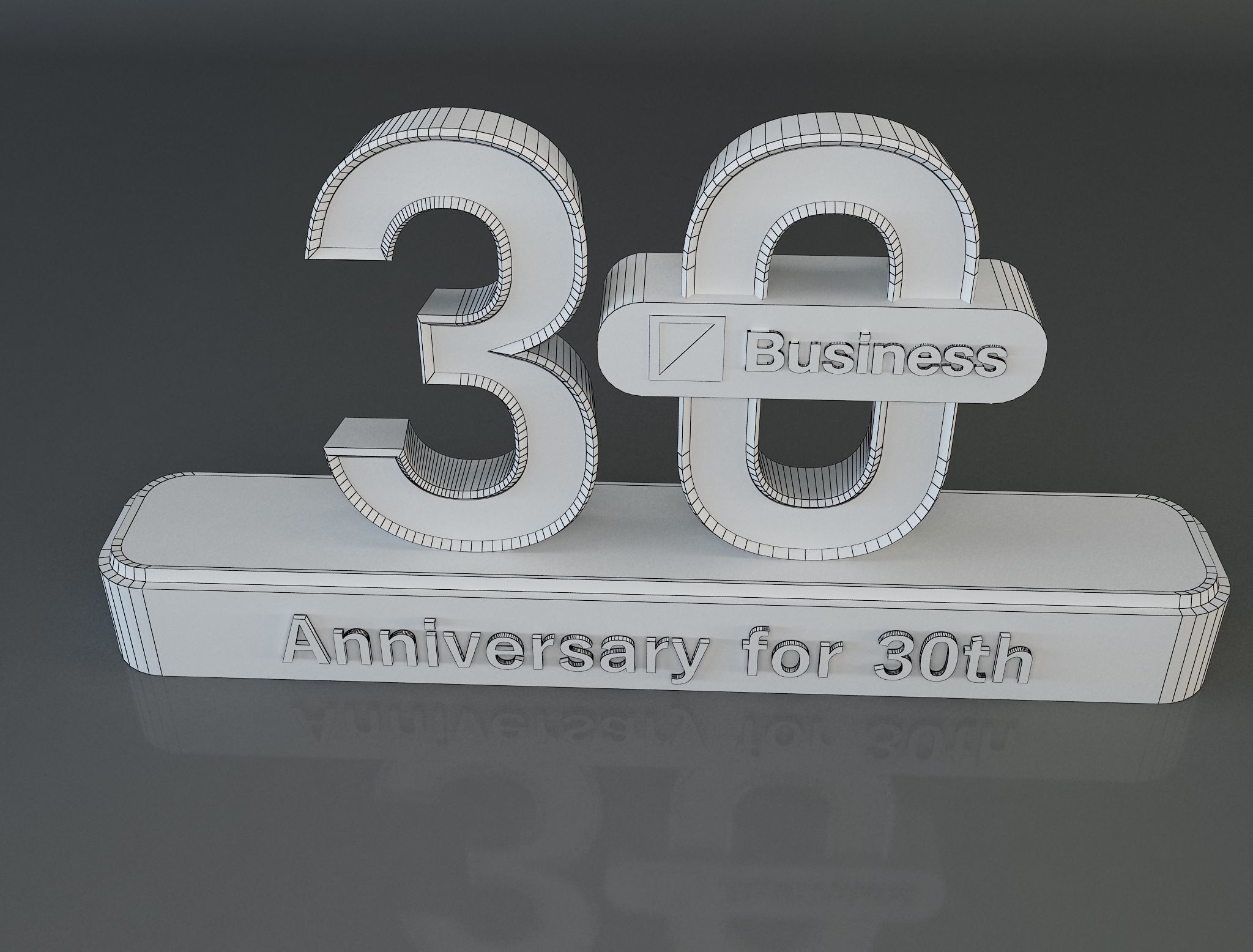 30 years anniversary 3d model a661b 3D model_4