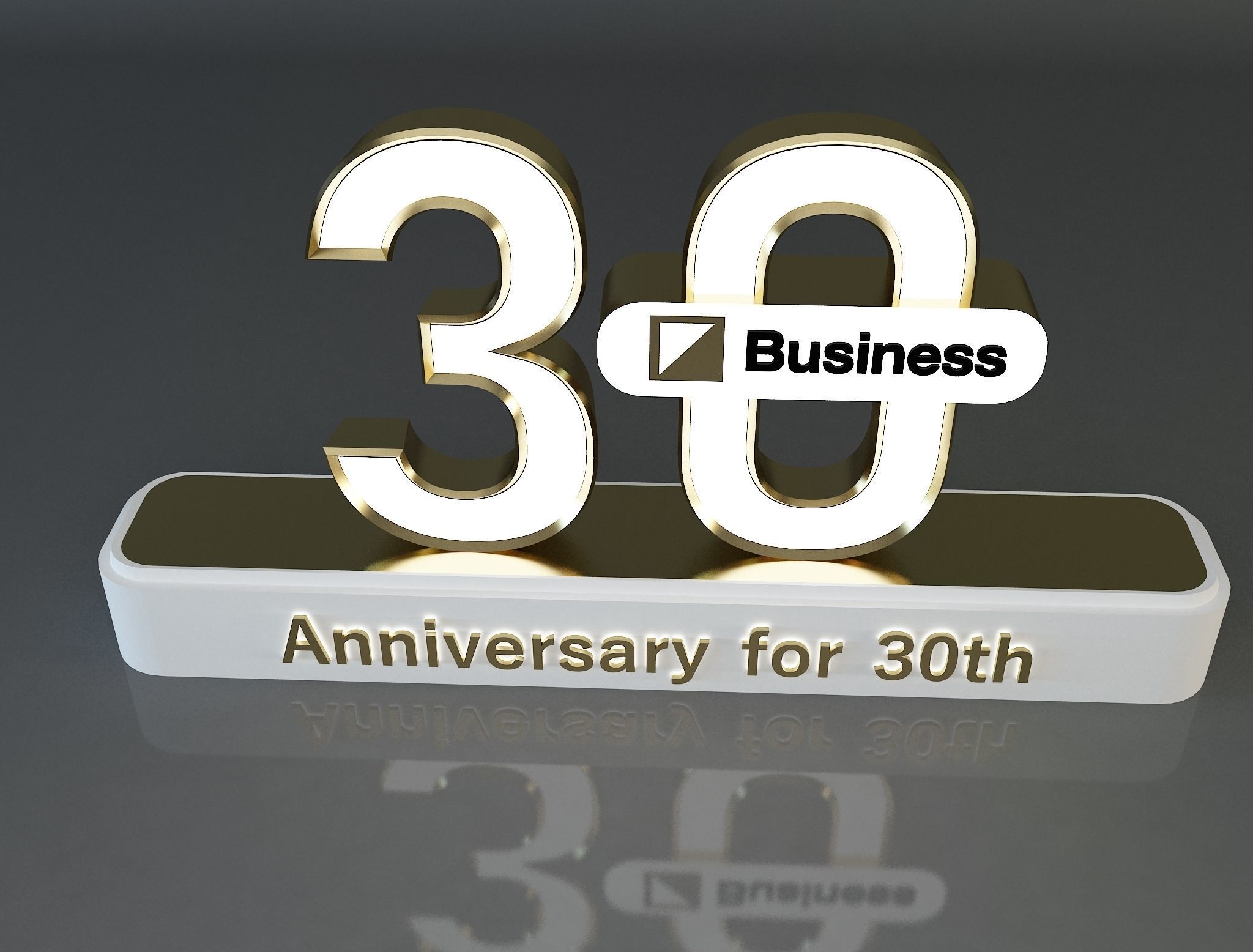 30 years anniversary 3d model a661b 3D model_3