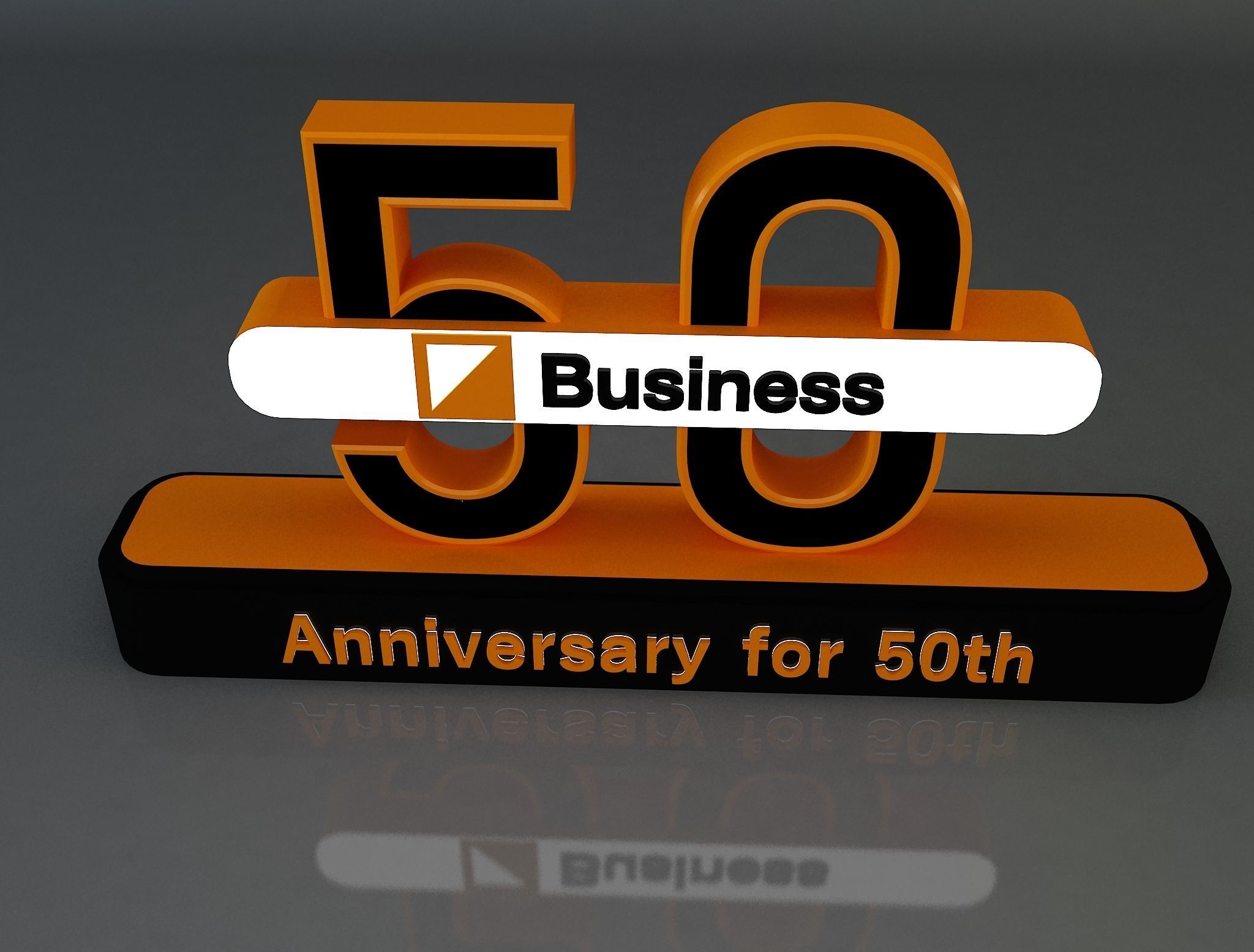  50 years anniversary 3d model a661c 3D model_2