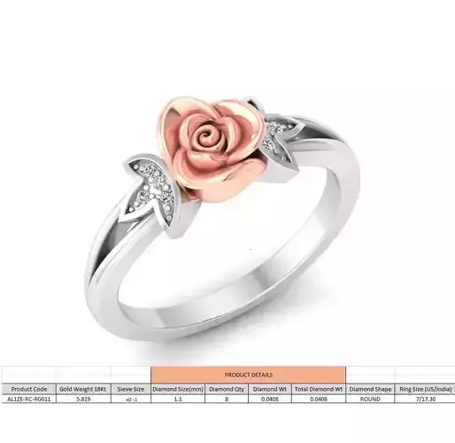 Rose Ladies Ring 32