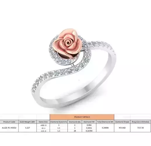 Rose Ladies Ring 31