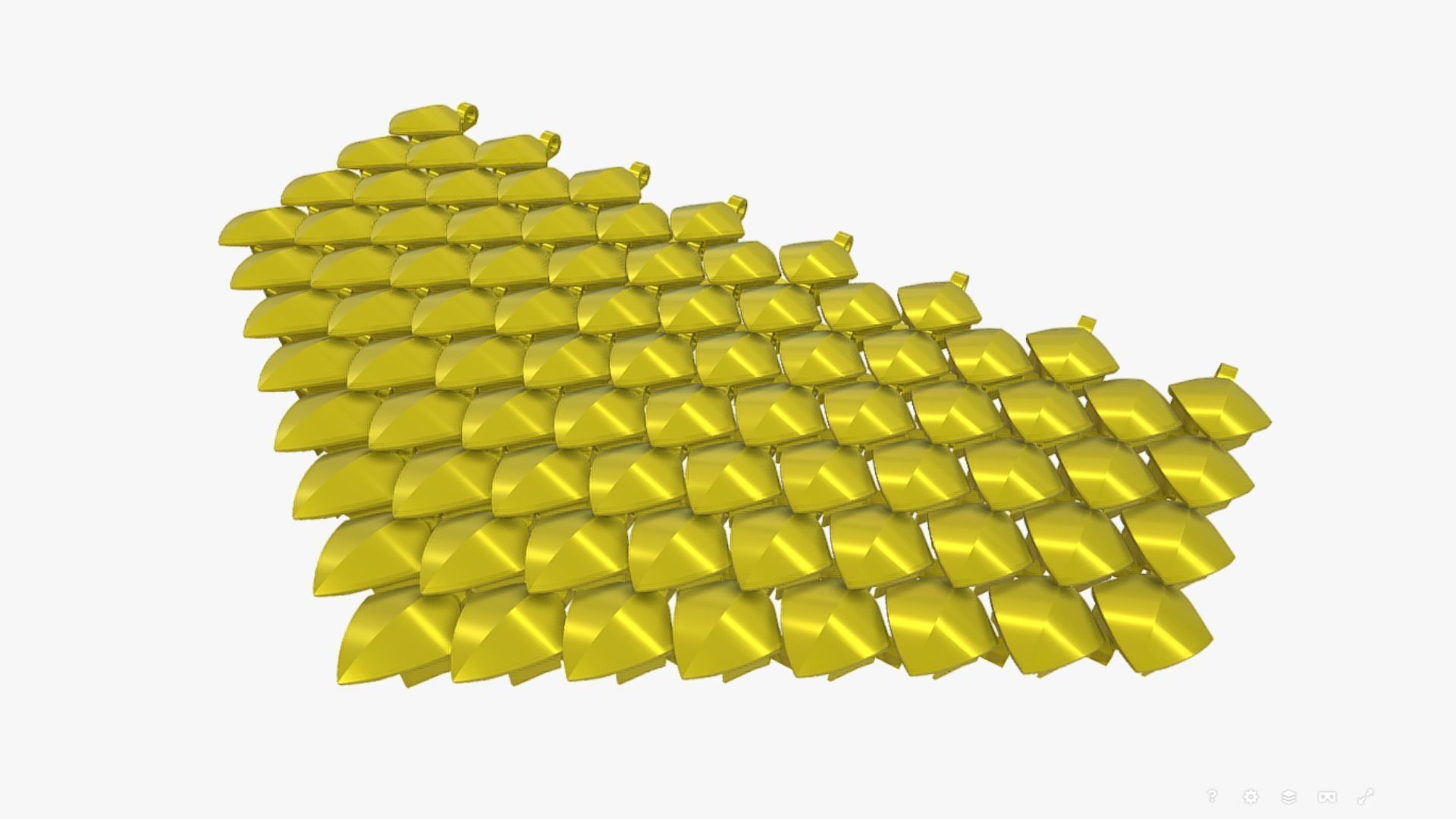 Articulated Scalemail Hip Armor 3D print model_4