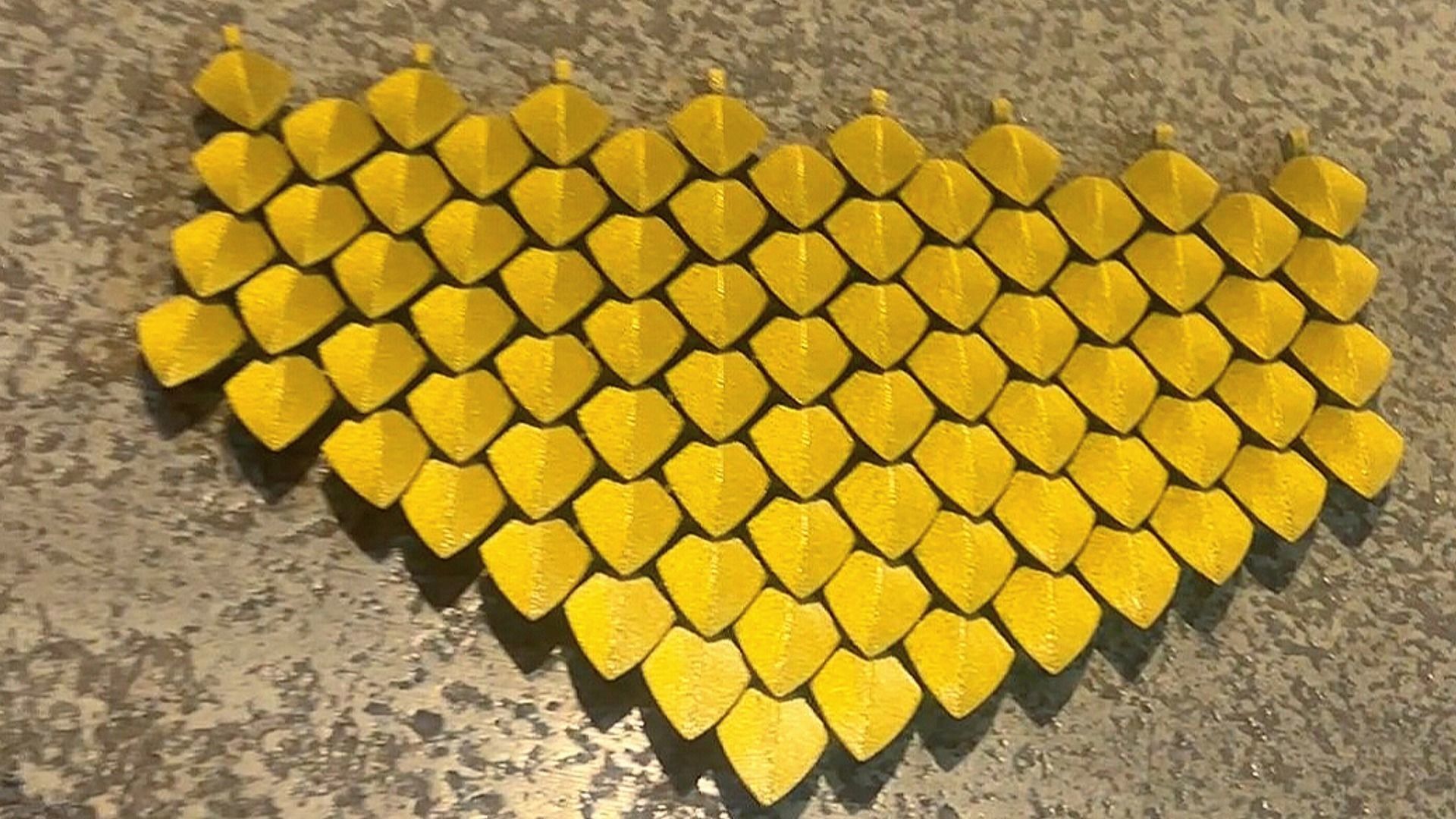 Articulated Scalemail Hip Armor 3D print model_3