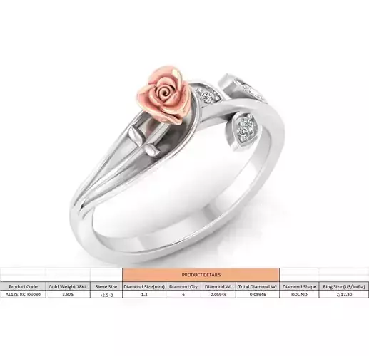 Rose Ladies Ring 29