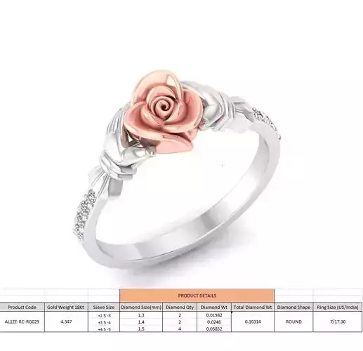 Rose Ladies Ring 28
