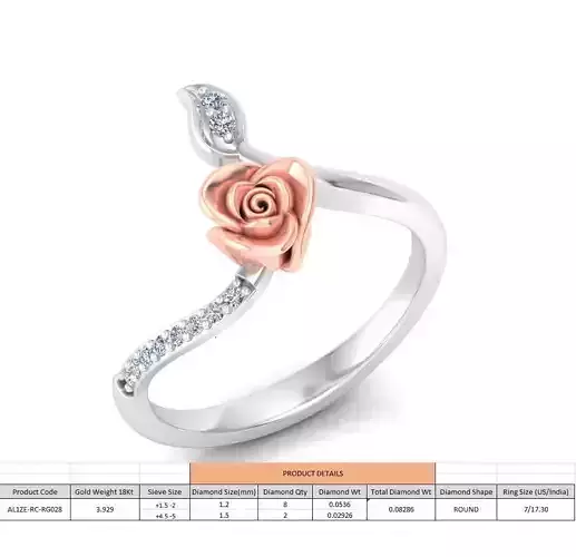 Rose Ladies Ring 27