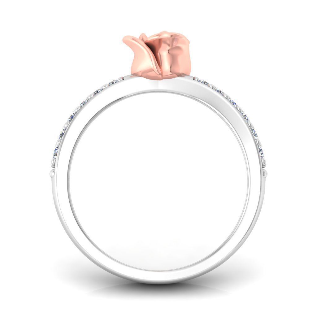 Rose Ladies Ring 20 3D print model_3