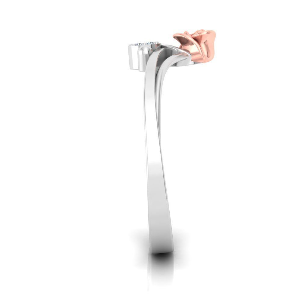 Rose Ladies Ring 18 3D print model_4