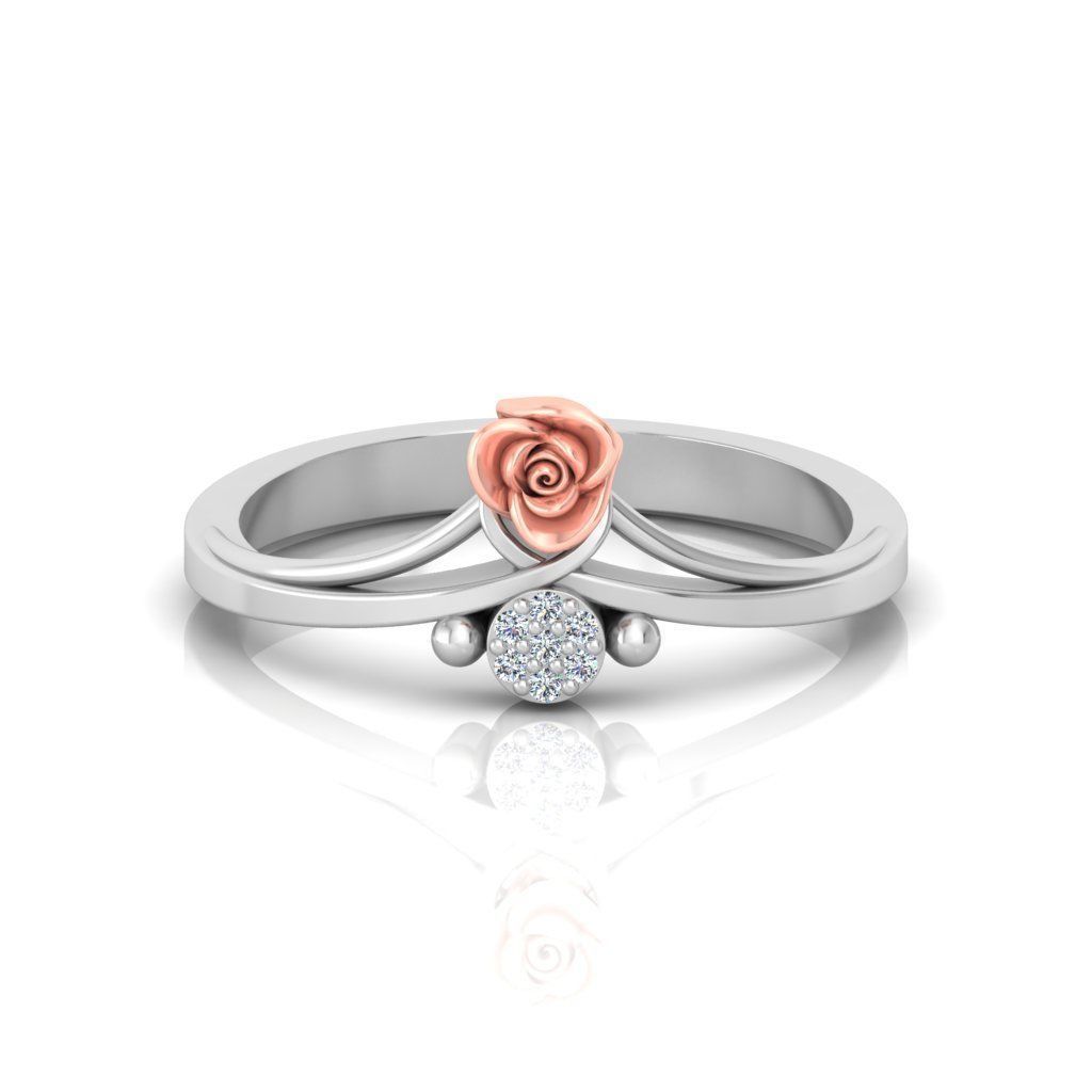 Rose Ladies Ring 18 3D print model_1