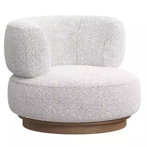 Roma Occasional Chair in Boucle