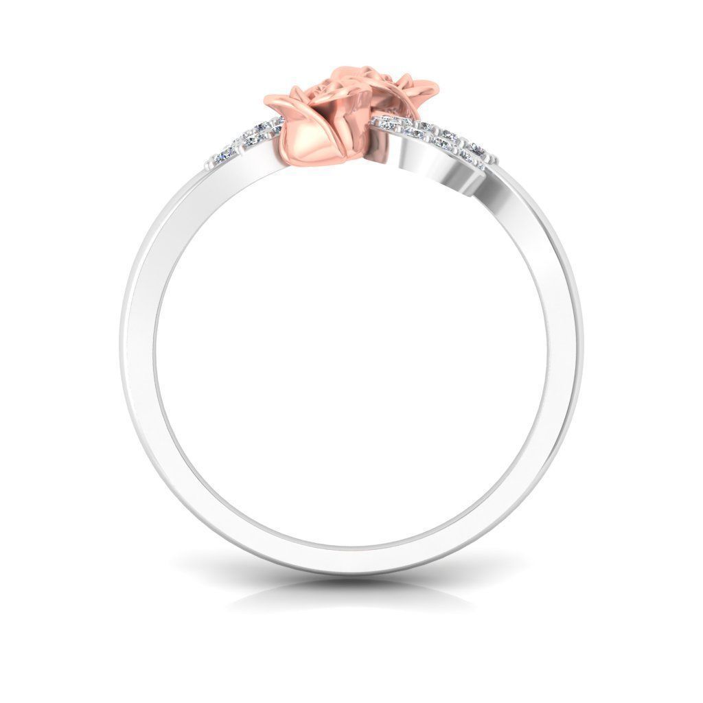Rose Ladies Ring 10 3D print model_3