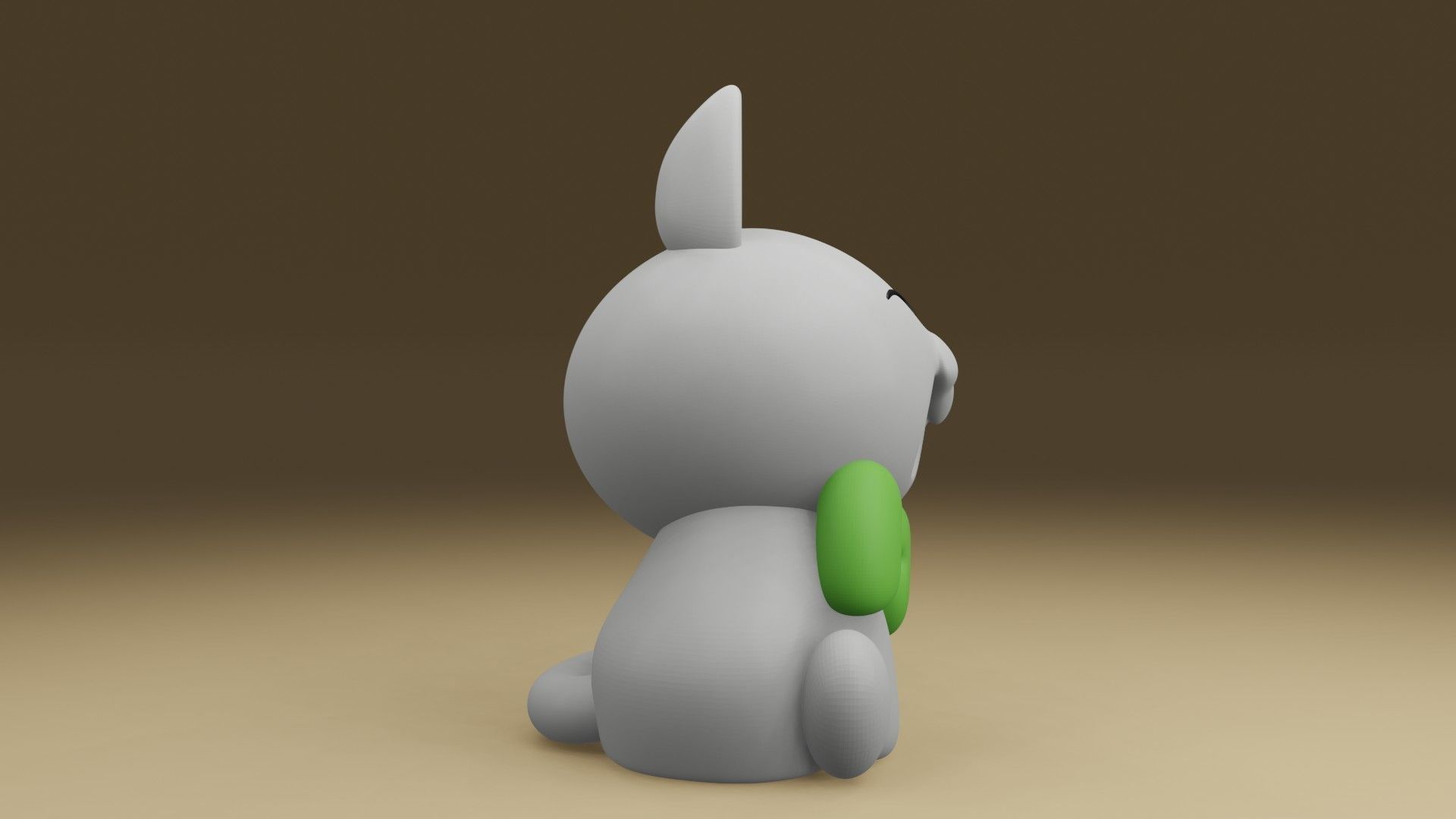 cute cat 3D print model_9