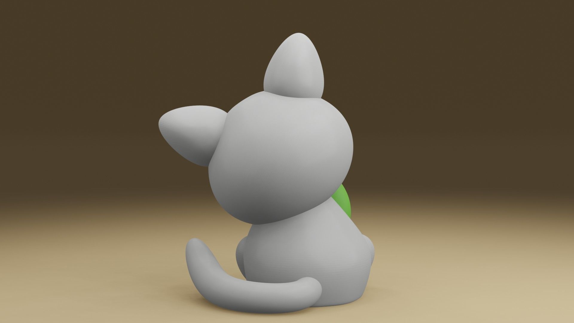 cute cat 3D print model_11