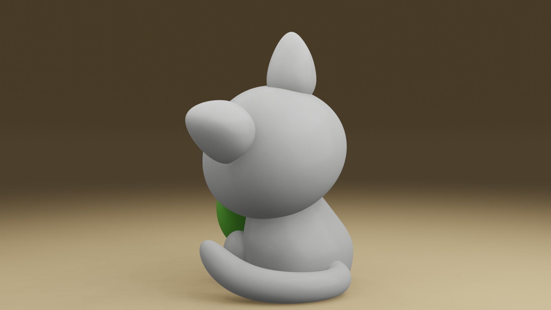 cute cat 3D print model_12