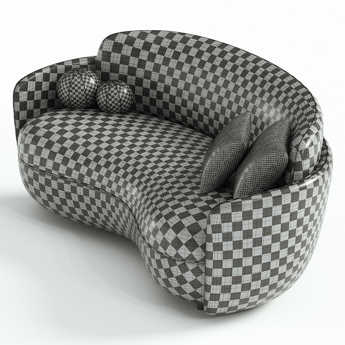 MILES SOFA By Wittmann 3D model_2