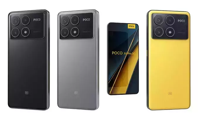 Xiaomi Poco X6 Pro All Colors