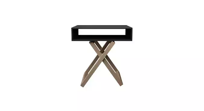 Table Modern 4 Low-poly 3D model