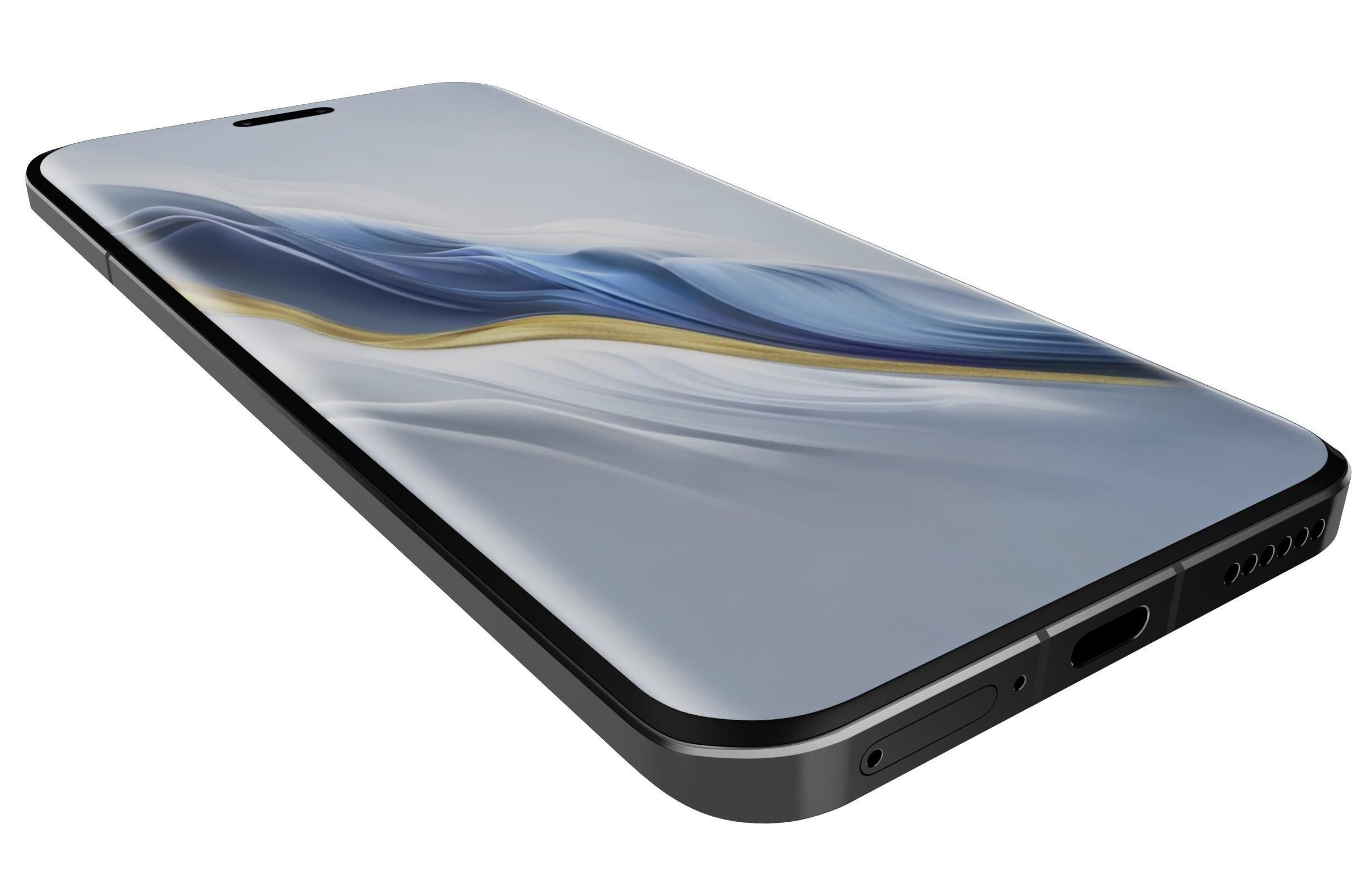 Honor Magic6 Pro Black 3D model_12