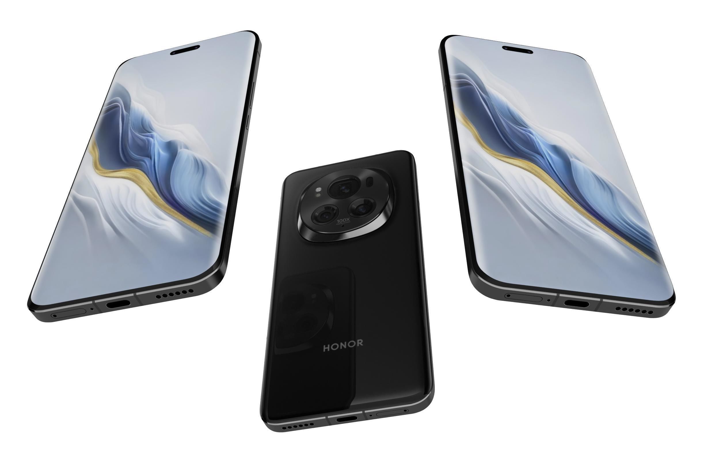 Honor Magic6 Pro Black 3D model_2