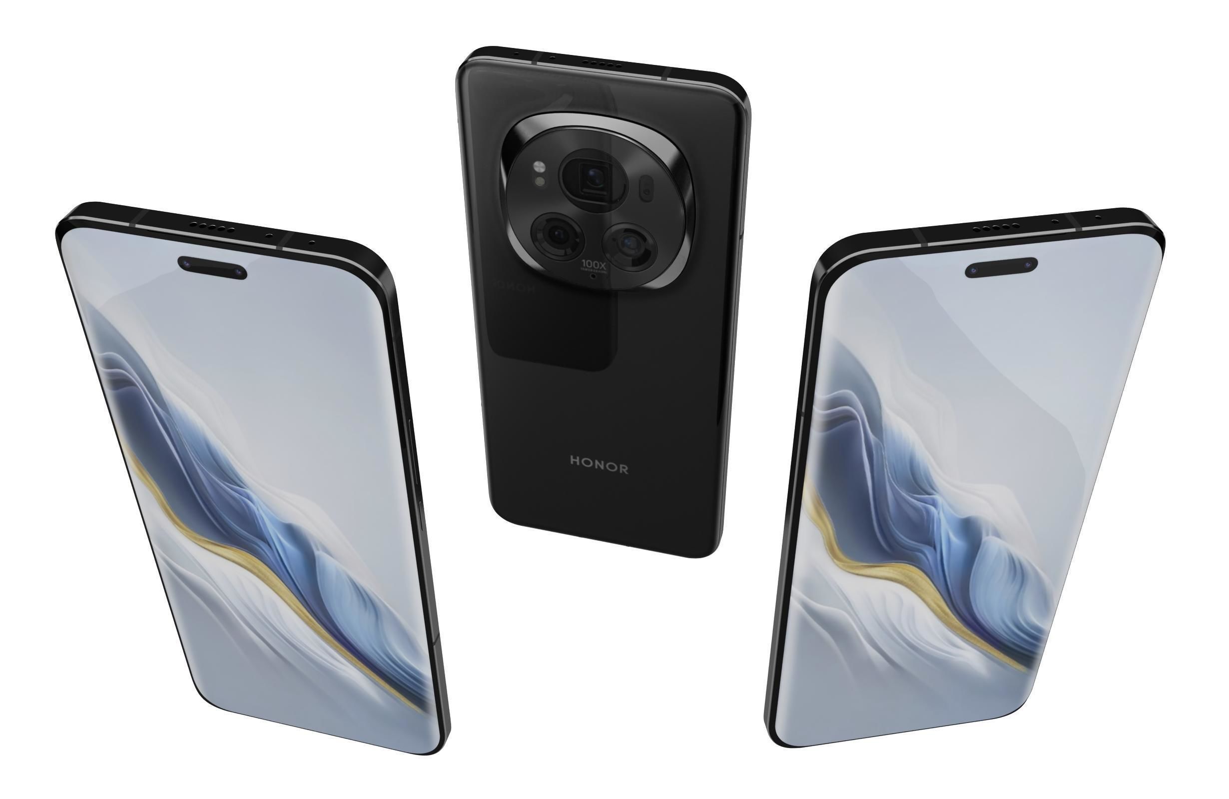 Honor Magic6 Pro Black 3D model_1