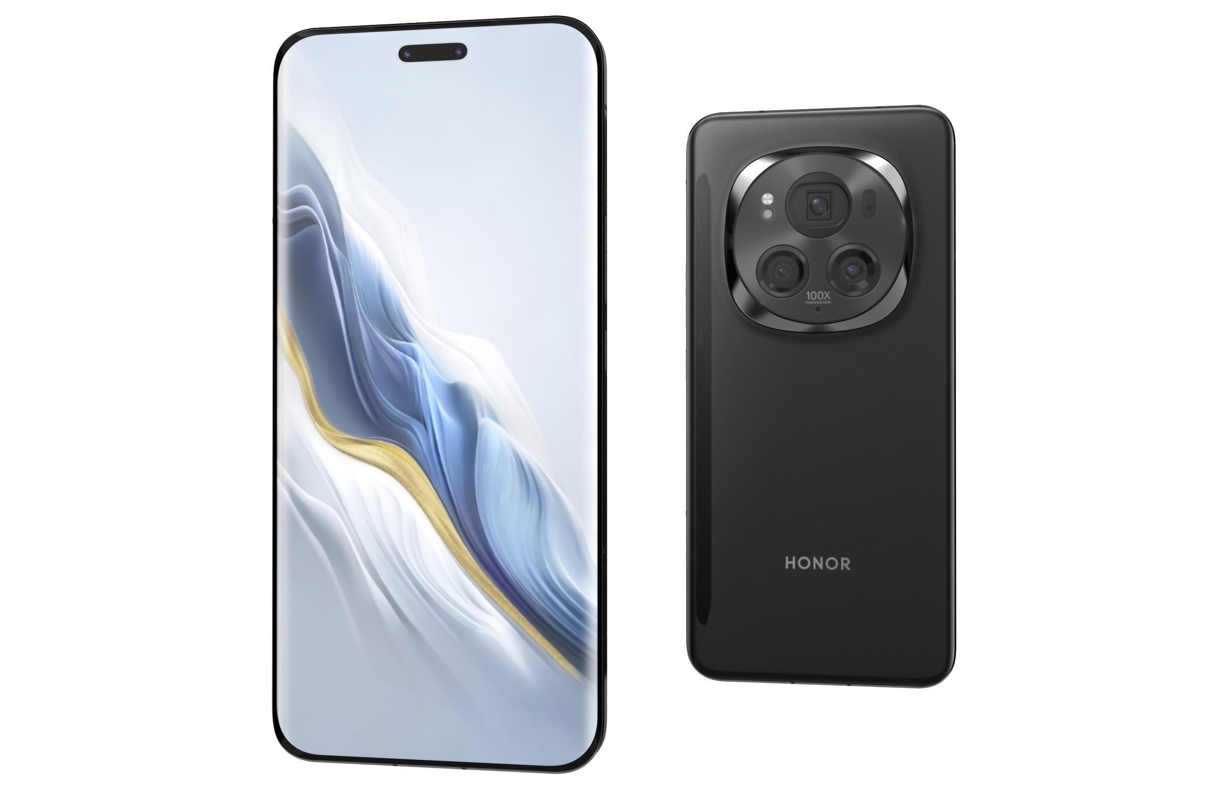 Honor Magic6 Pro Black 3D model_6