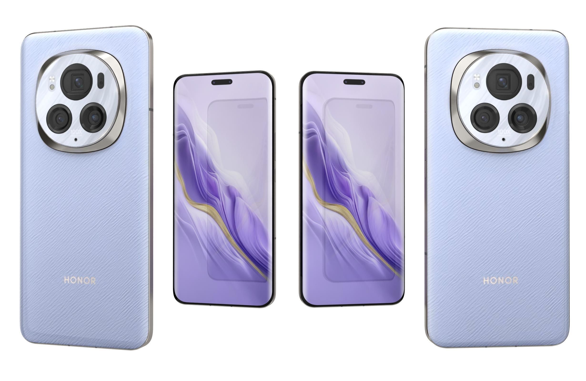 Honor Magic6 Pro Purple 3D model_3