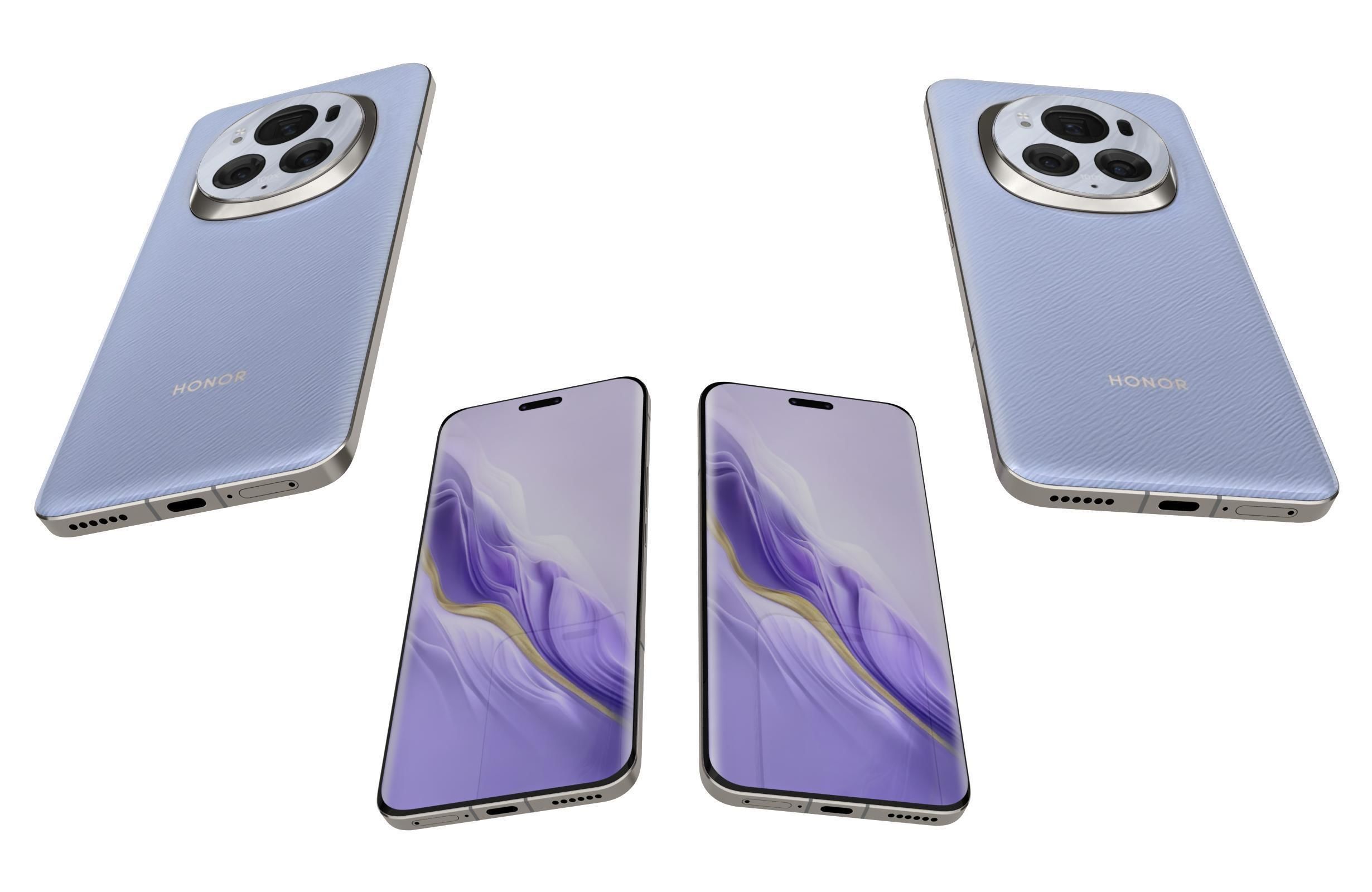 Honor Magic6 Pro Purple 3D model_5