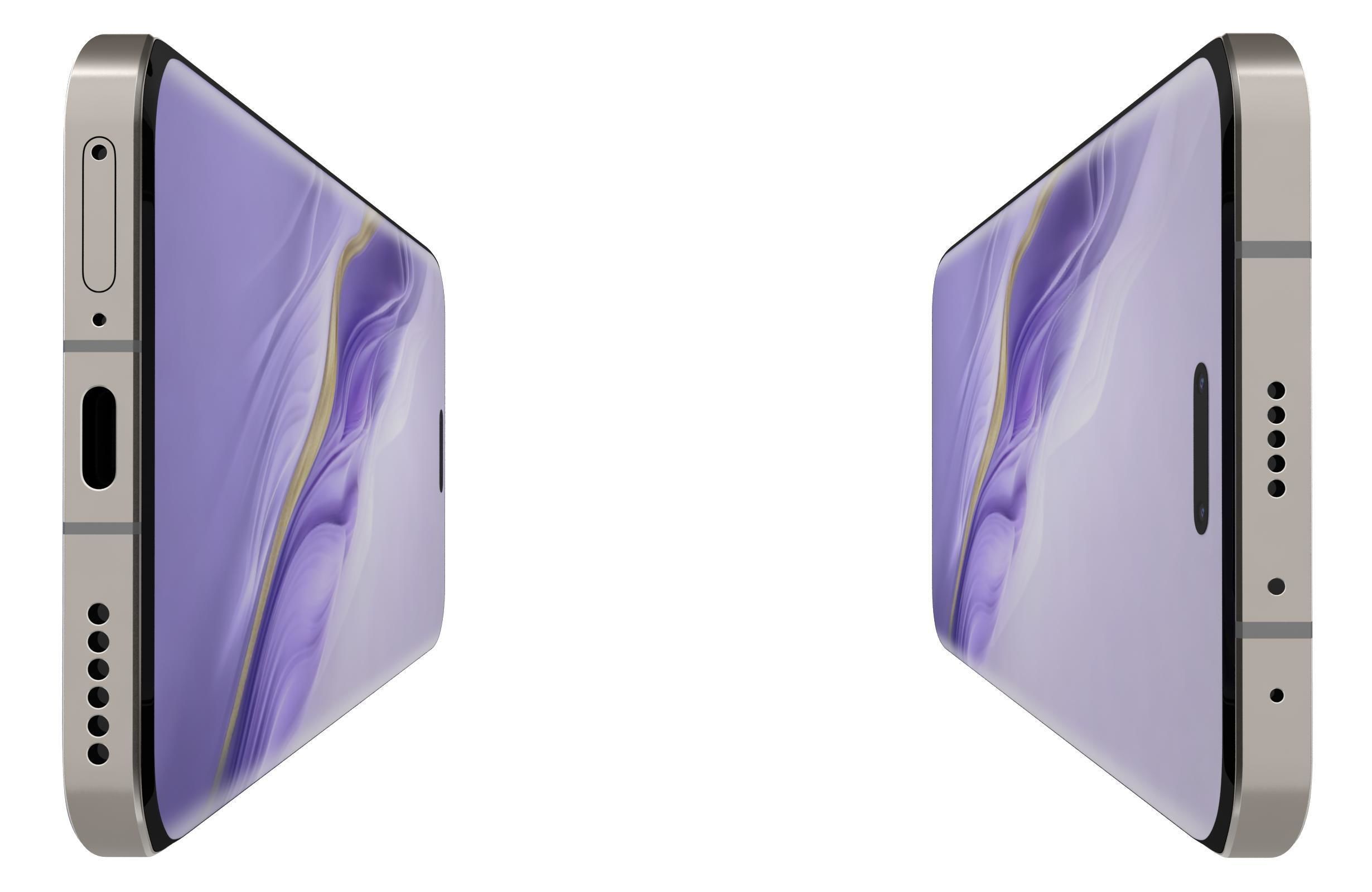 Honor Magic6 Pro Purple 3D model_8