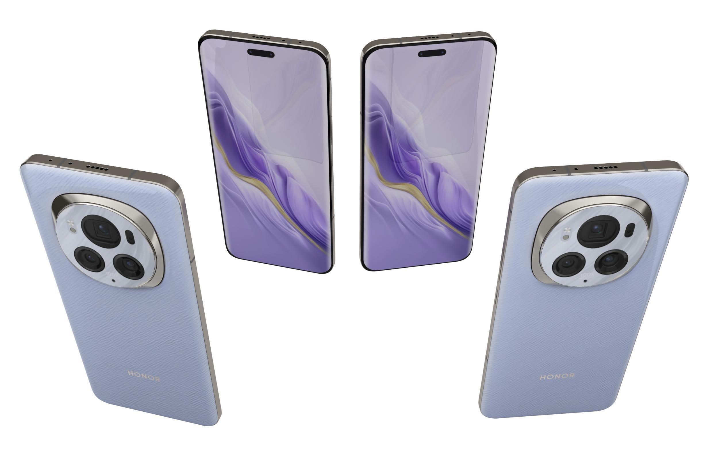 Honor Magic6 Pro Purple 3D model_4