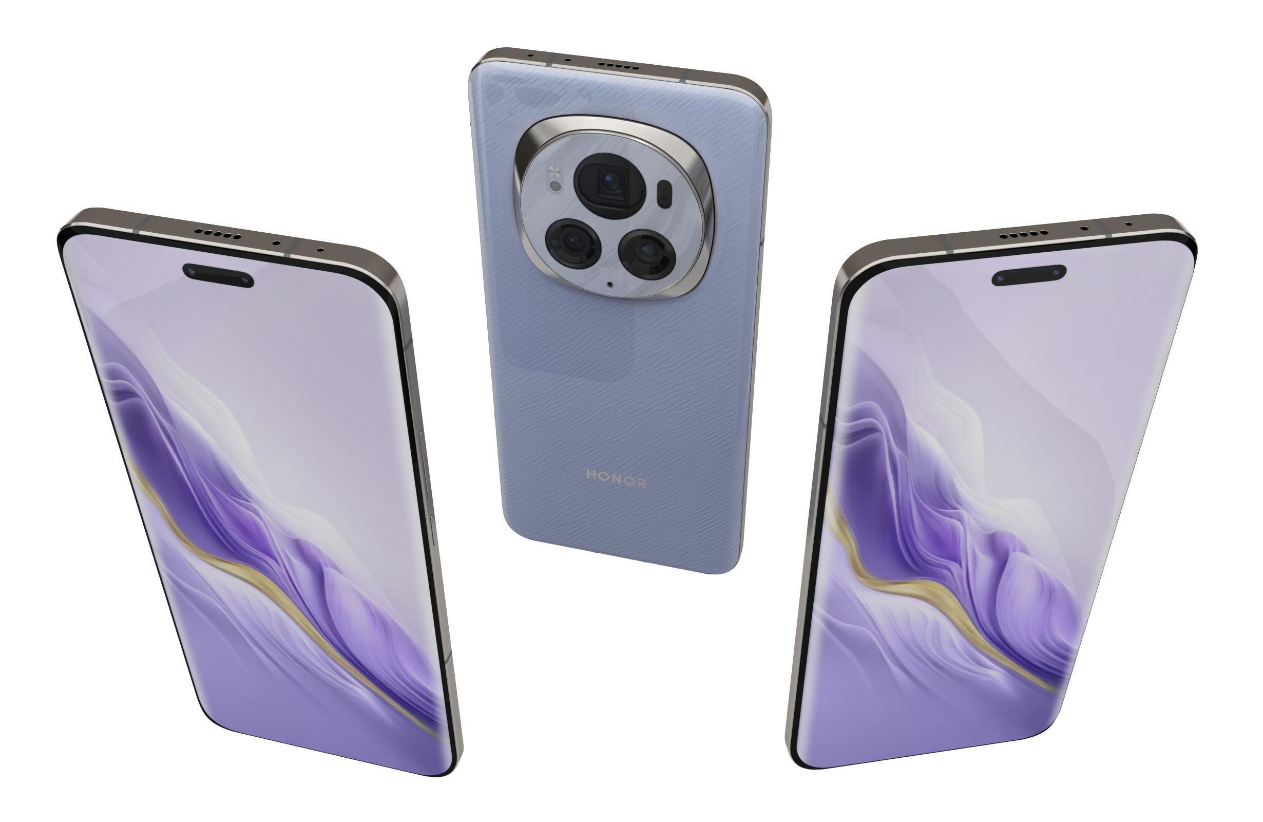Honor Magic6 Pro Purple 3D model_1