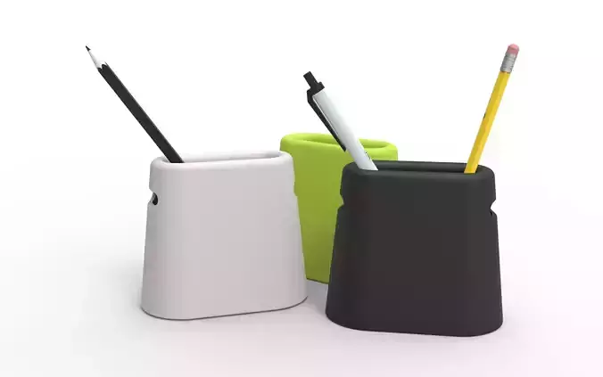 Small pen holder 3D print model