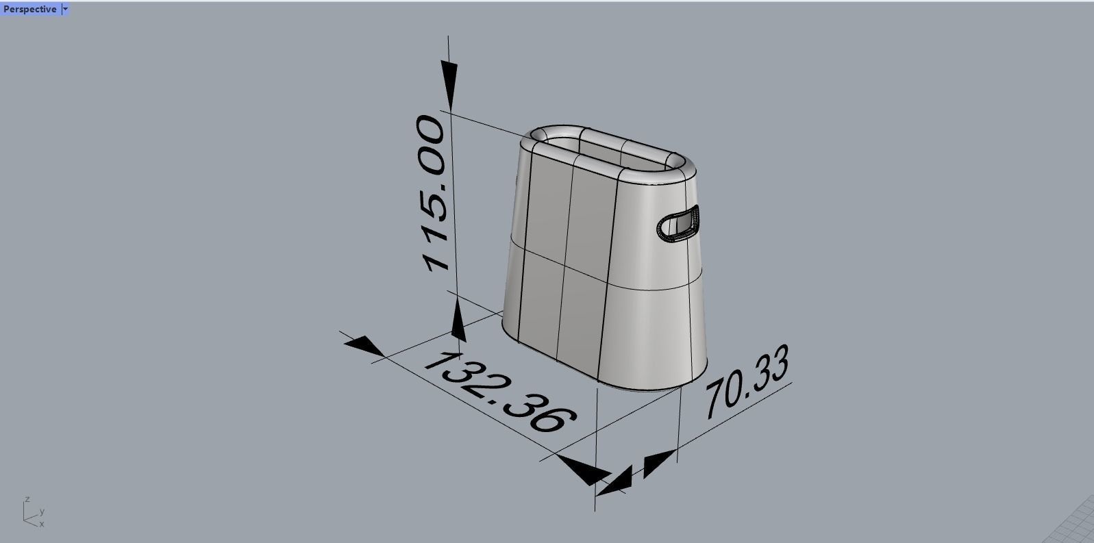 Small pen holder 3D print model Free 3D print model_3