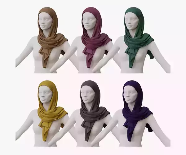 Medieval  and winter shawl