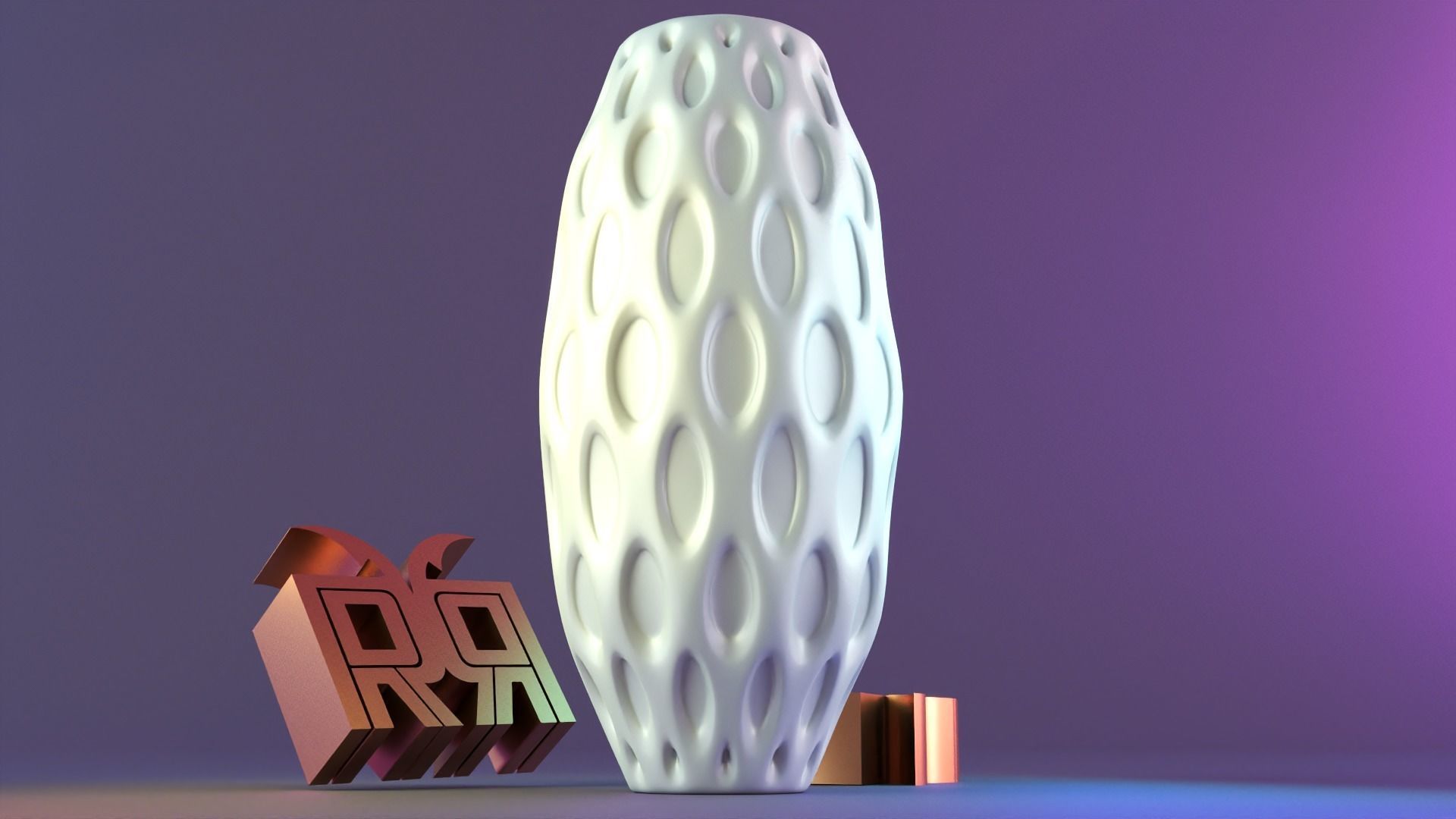 Parametric modern vase 3D print model_5