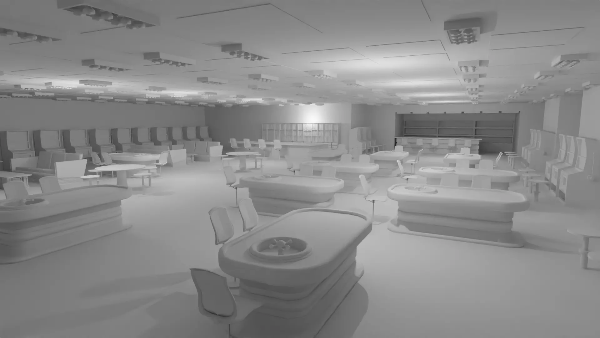 Casino Interior No Material 3D model